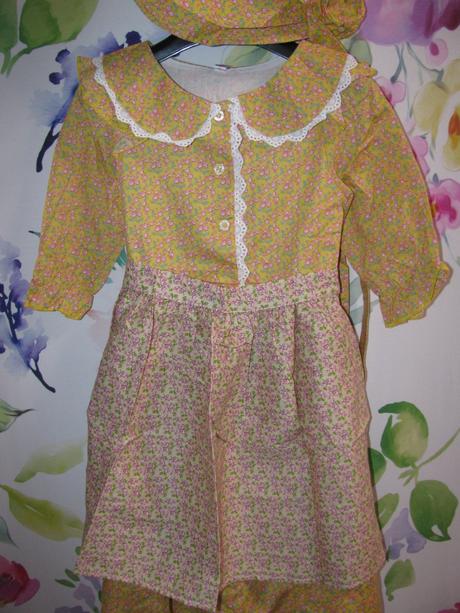 Karnevalový kostým, 3 dílný děvče z prerije apod., 