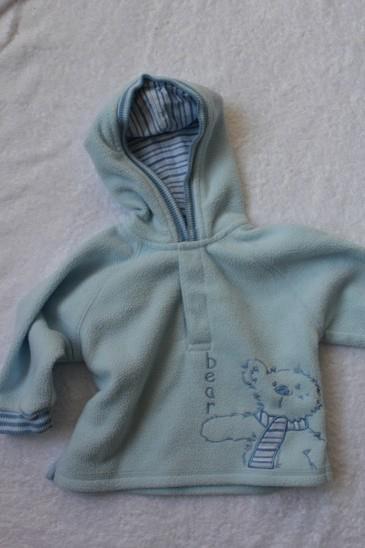 Flísová mikina s medvídkem, little bundle,68