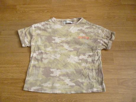 Maskáčové triko 7-8, marks & spencer,128