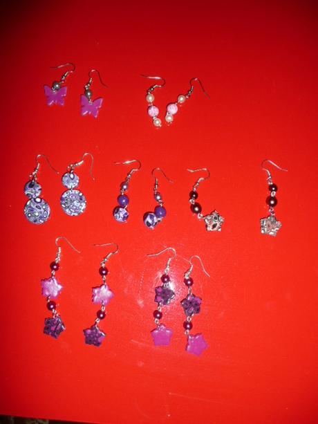 Bižuterie náušnice,