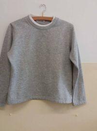 Šedá mikina vel.14-16, m