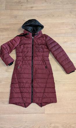 Teplá dlouhá zimní bunda, kabát carry vel. xs, xs