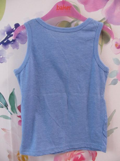 Chlapecké bavlněné modré tílko, primark,110