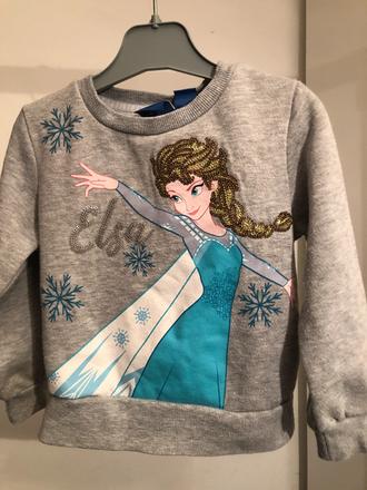 Šedá mikina s elzou, 92