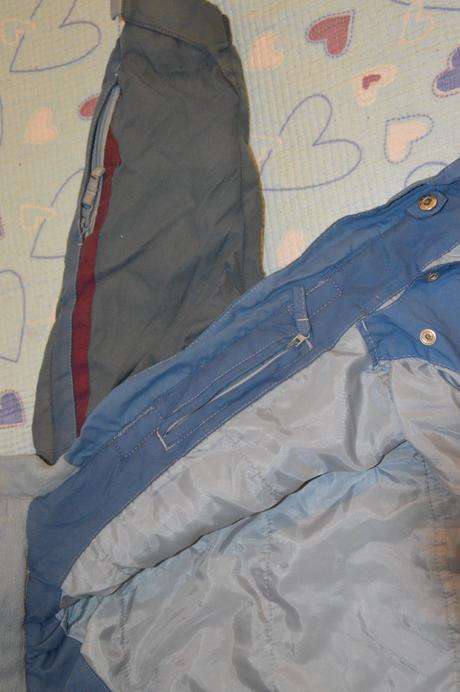 128 zimní lyžařská bunda oteplené kalhoty, 128