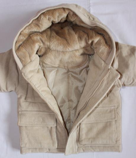 Aj78. podzimní/zimní manšestrová bunda 6-9 měs., george,74
