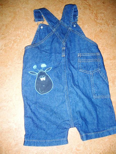 Džínové kraťasy s laclem vel. 74, jac baby,74