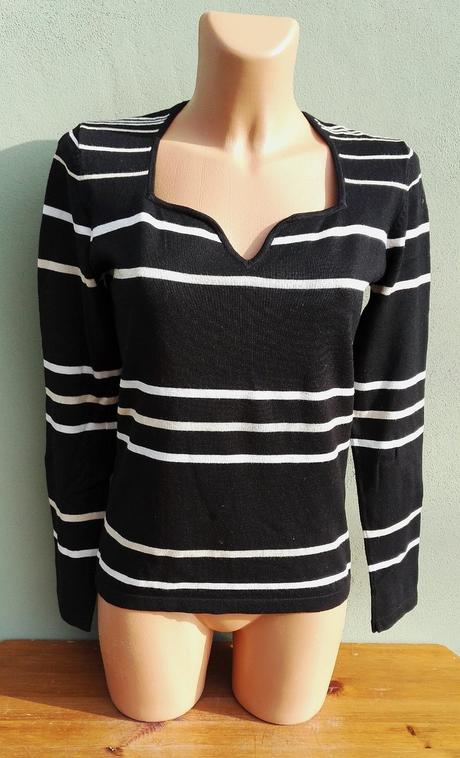 Tenký pruhovaný svetřík diversi - vel.s, s