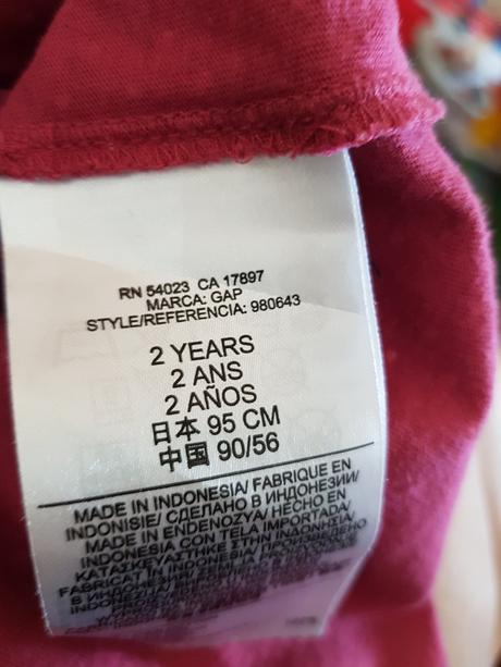 Dívčí tričko vel. 2 roky(dovezeno z anglie), 92