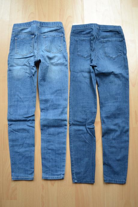 Džegíny 2ks, h&m,128