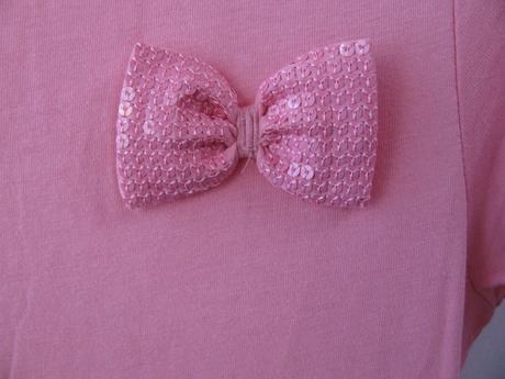 Pružné růžové šaty s barevnou volánkovou sukní, bluezoo,164