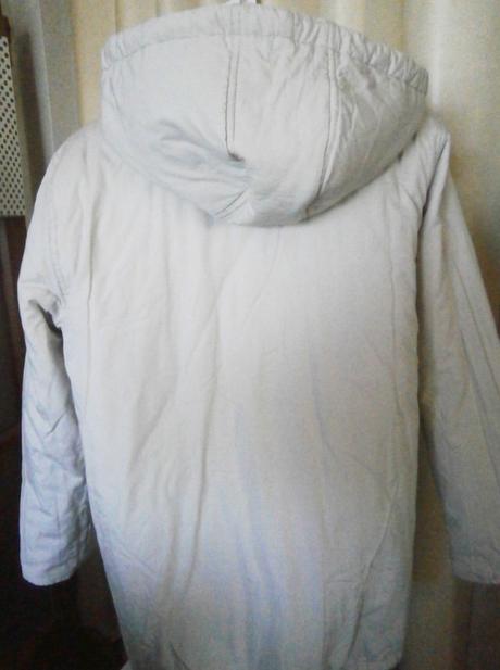 Bunda oboustranná černá - bílá, xl