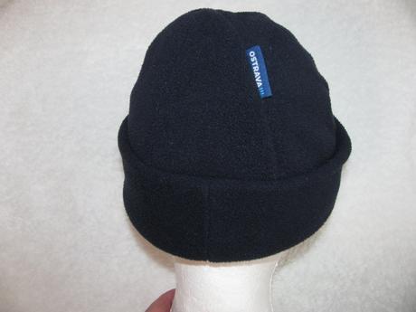 Tmavě modrá fleecová čepice, 58