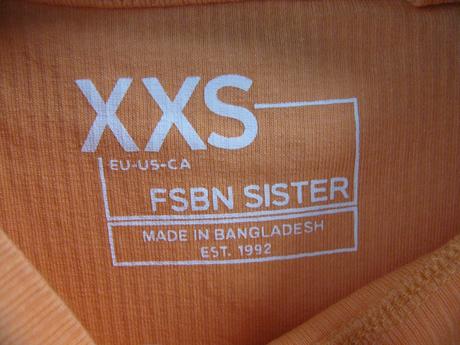 Bavlněné kratší tričko, fb sister, xs