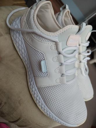 Damske bile tenisky, deichmann,41