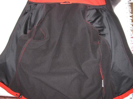 Softshellová červená bunda pfnier, l