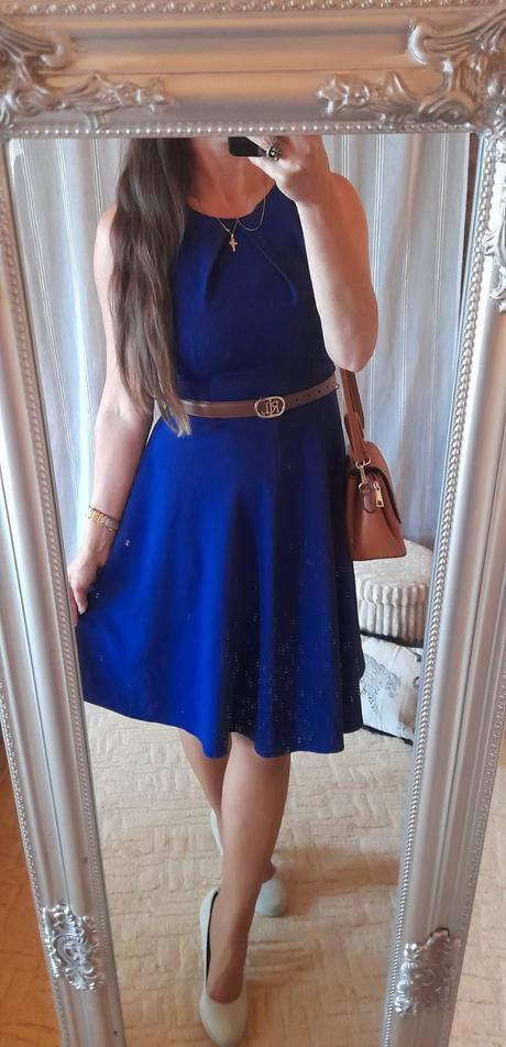 Trucco královské modré koktejlové šaty, 38