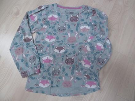 Triko s lesními zvířátky, dlouhý rukáv, pepco,128