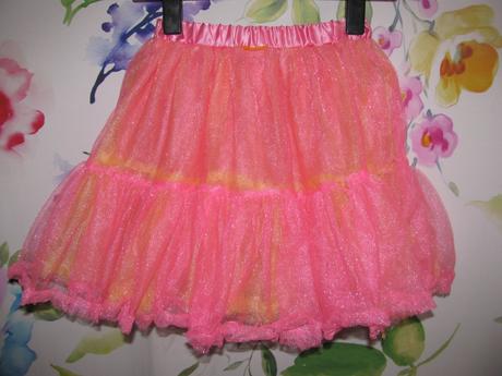Růžová tylová sukně lovley vel.6+, 128