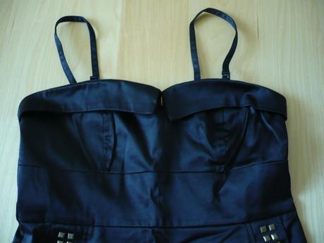 Krátké černé šaty na ramínka, bonprix,38