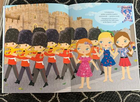 Sada s nálepkovými knižkami, zošitkami a bábikami,