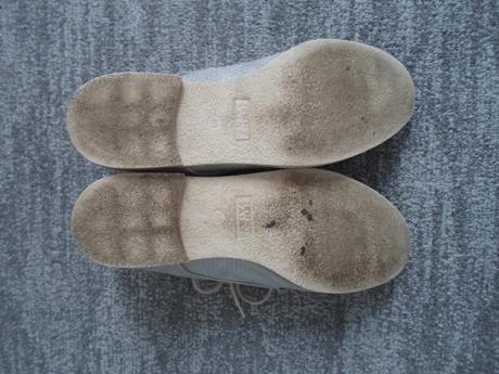 Šedé stříbrné boty polobotky oxford, 40