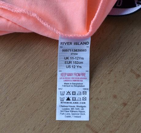 Kraťasy vel. 11 - 12 let, river island,152