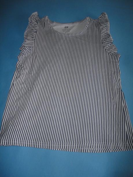 Triko top stav, mix značek, vel. 9-10 let,cena kus, h&m,140