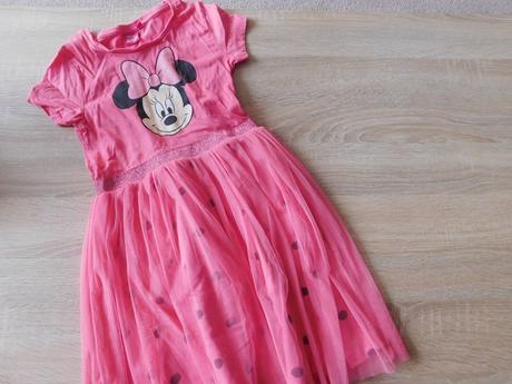 Šaty disney s minnie vel.128/134, disney,128