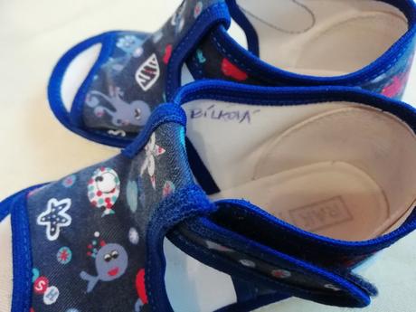 Bačkůrky nošené 7dni ve školce, jako nové 25vel., rak,25