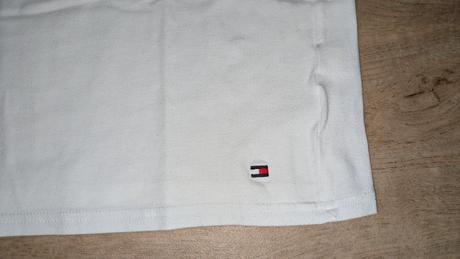 Bílé tričko tommy hilfiger vel. l, tommy hilfiger,l