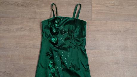 T483 nádherné plesové šaty romatex vel. 38, 38