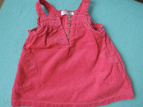 Manšestrové šatičky, zara,80