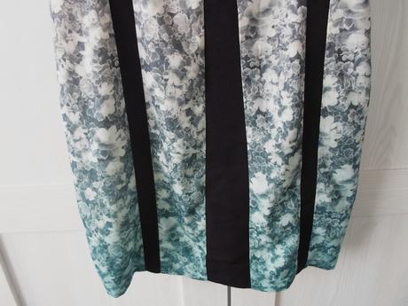 Šedé černé zelené šaty, h&m,38