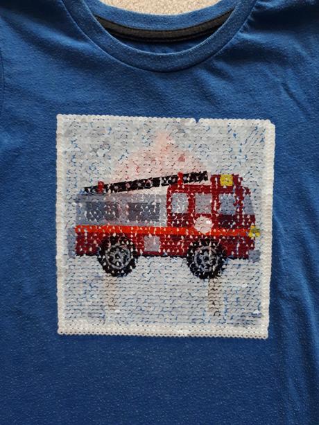 Tričko s přeměňovacím obrázkem, hasiči, 110, c&a, c&a,110