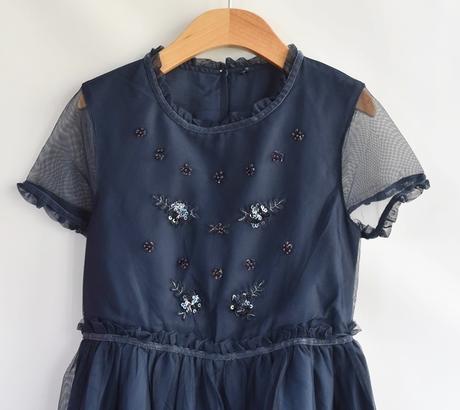 Šaty vel. 7 - 8 let, george,128