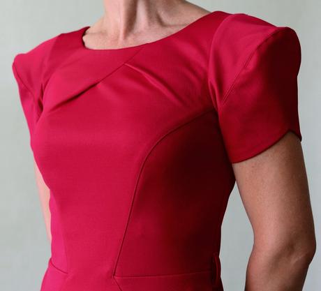 Červené minišaty -origami styl river island vel.34, river island,xs