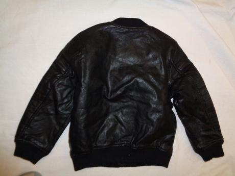Krásná černá vyteplená koženková bunda zara, zara,110