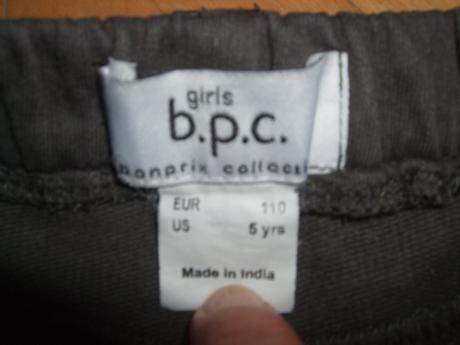 Bavlněné skinny kalhoty zn. b.p.c., bonprix,110