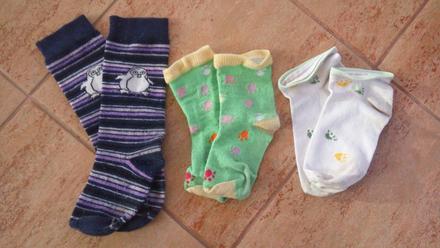 Dětské ponožky pro děvčata - 3 páry, 28