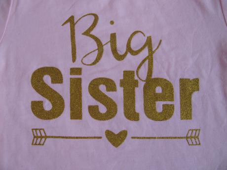 Růžové tričko se zlatým nápisem, 92