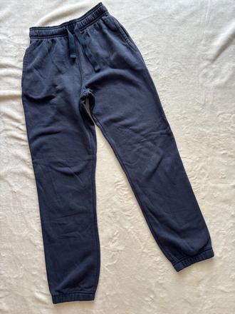 K11/ tepláky modré - v.9/10 let zn. m&s, marks & spencer,140