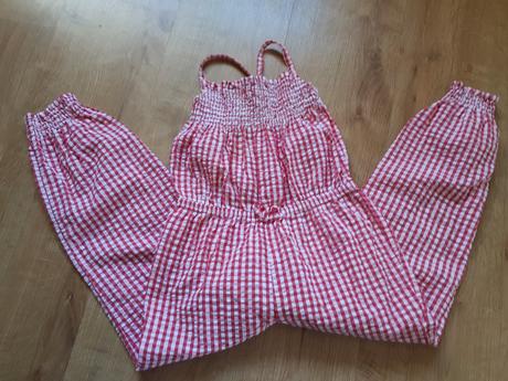 Peckovní lehoučký kalhotový overal, h&m,116