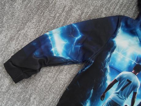 Modrá mikina s kapucí ronaldo, 104