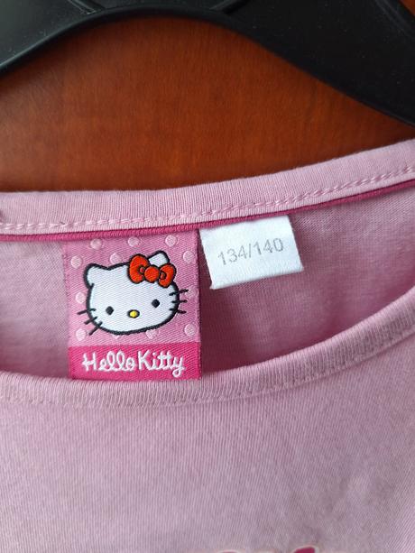 Tričko dlouhý rukáv hello kitty vel. 134 / 140, hello kitty,134