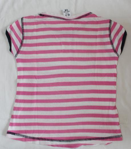 Op651. pruhované tričko s autobusem 6-7 let, kenvelo,122