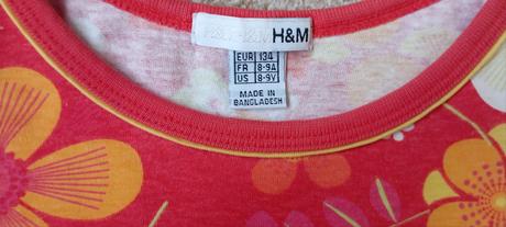 Šaty zn."h&m" vel."134", h&m,134
