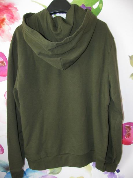 Luxusní olivově zelená mikina s kapucí /unisex, ralph lauren,170