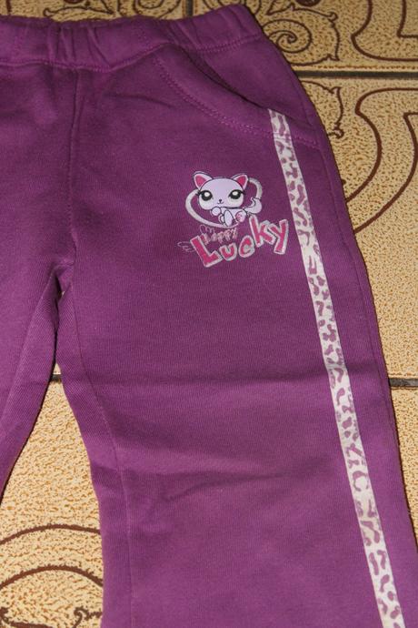 Dívčí tepláky, tepláčky kočička lucky vel. 92 - 98, grace,92