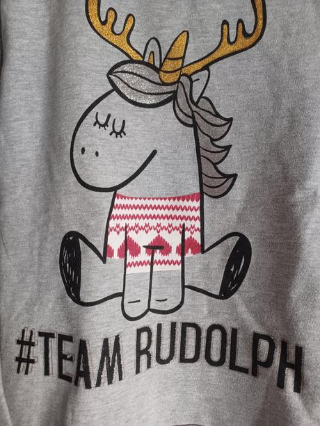 Vánoční mikina se sobem 146/152, pepco,152